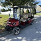 2026 E-Z-GO Express 6 Touring ST Elite Lithium Inferno Red Golf Carts For Sale